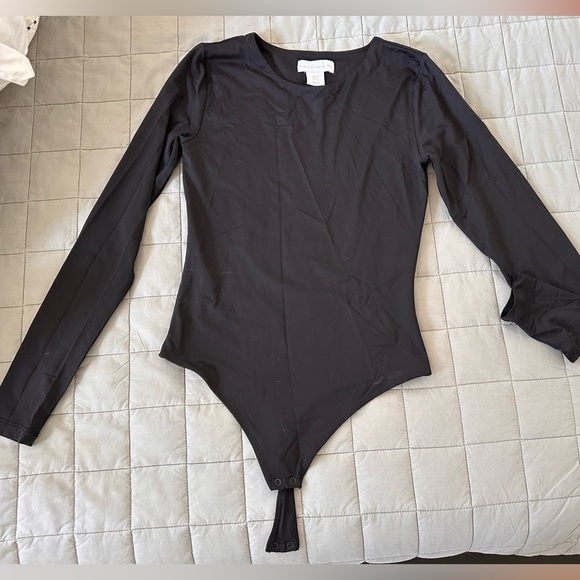 House of Harlow Black long sleeve bodysuit - Picture 4 of 10